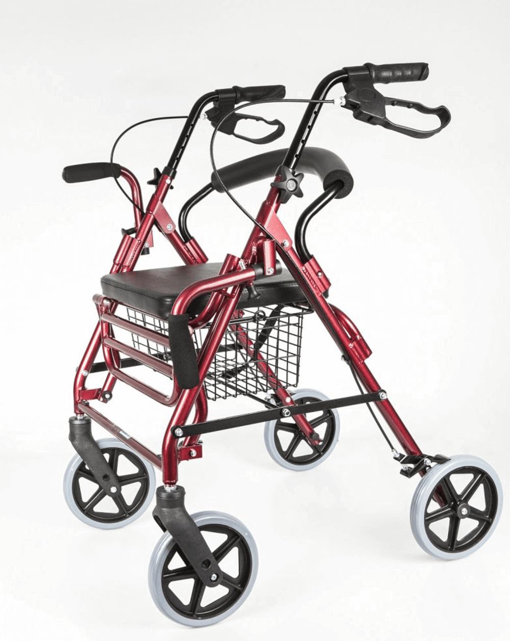 Aluminium Rollator mit Fußstütze - AT51018