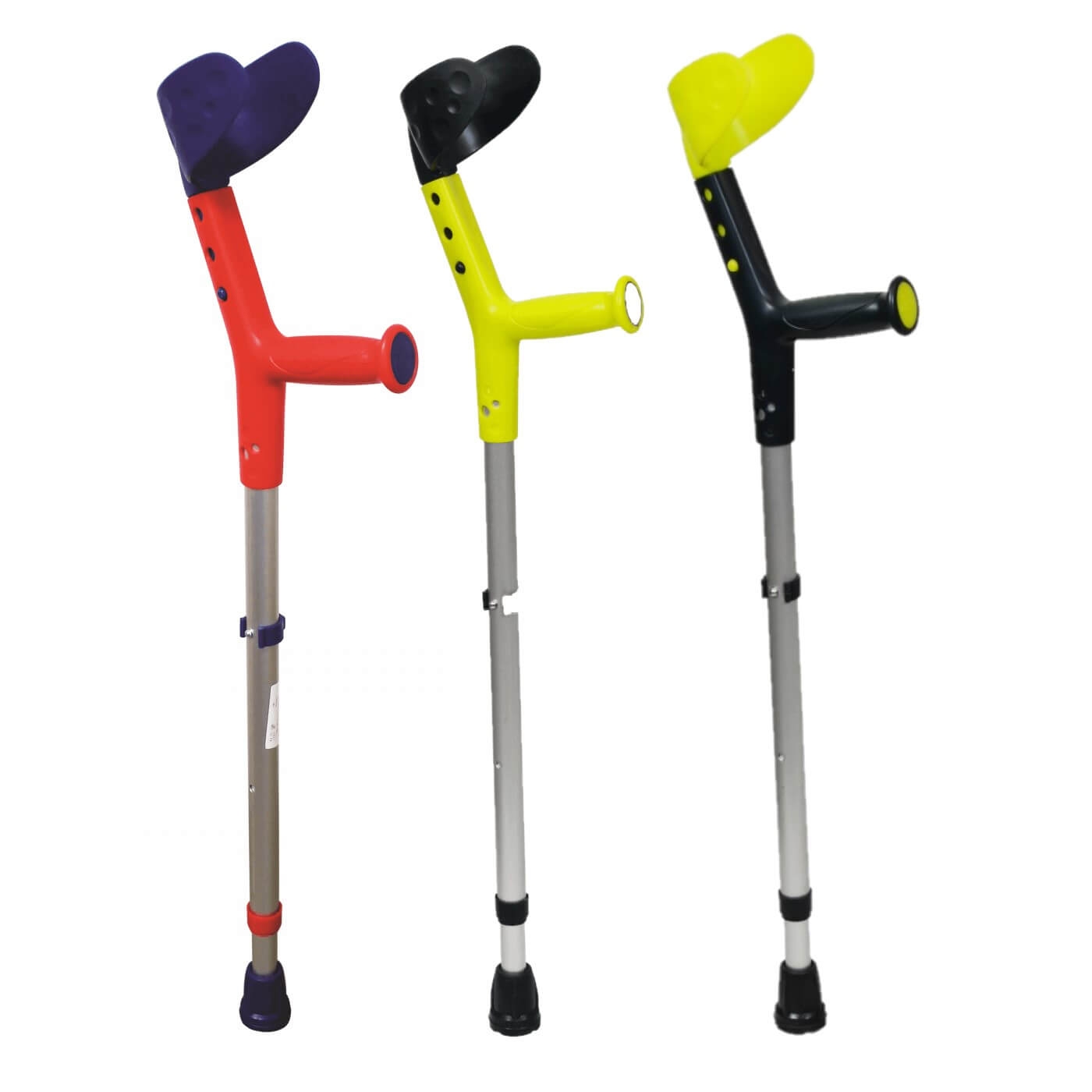 TIKI Kinder-Unterarmgehstütze – bunt, höhenverstellbar, leicht