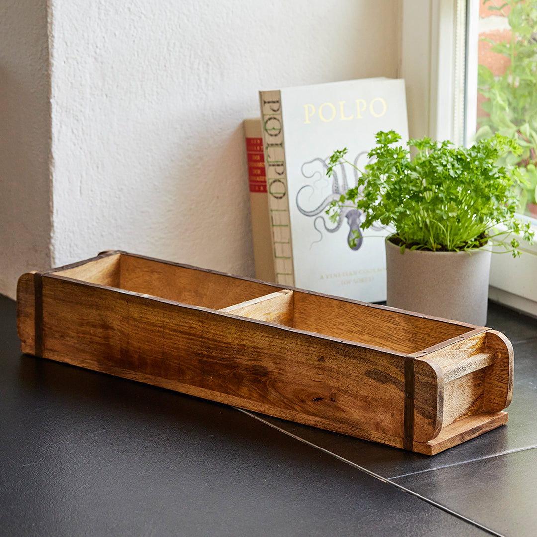 Lange Ziegelform mit 2 Fächern