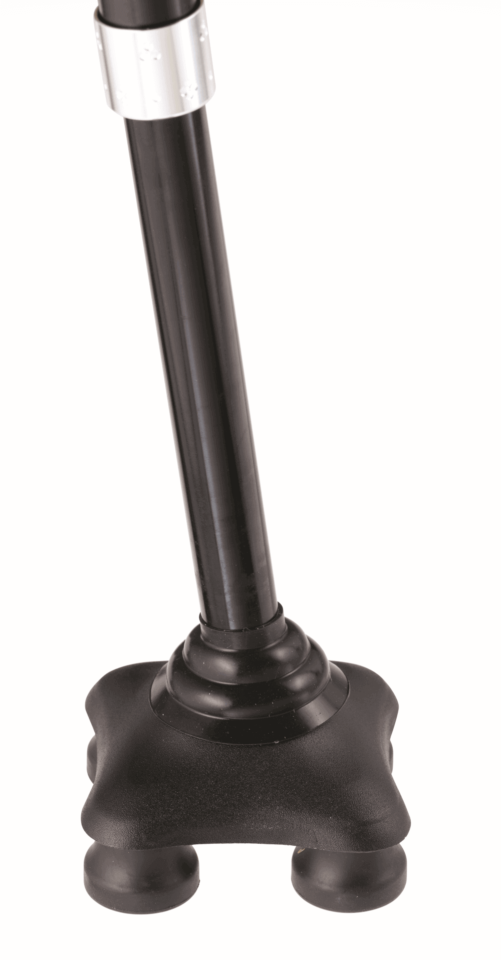 Aluminium T-Gehstock verstellbar mit LED & Standfuß