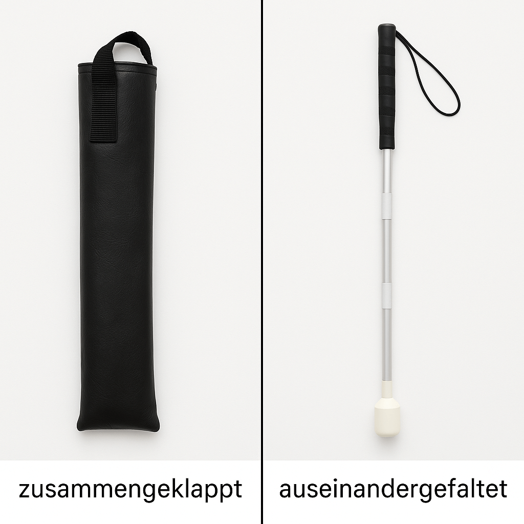 Blinden-Gehstock CASPER Plus aus Aluminium – 250931