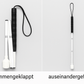 Blinden-Gehstock CASPER Plus aus Aluminium – 250931