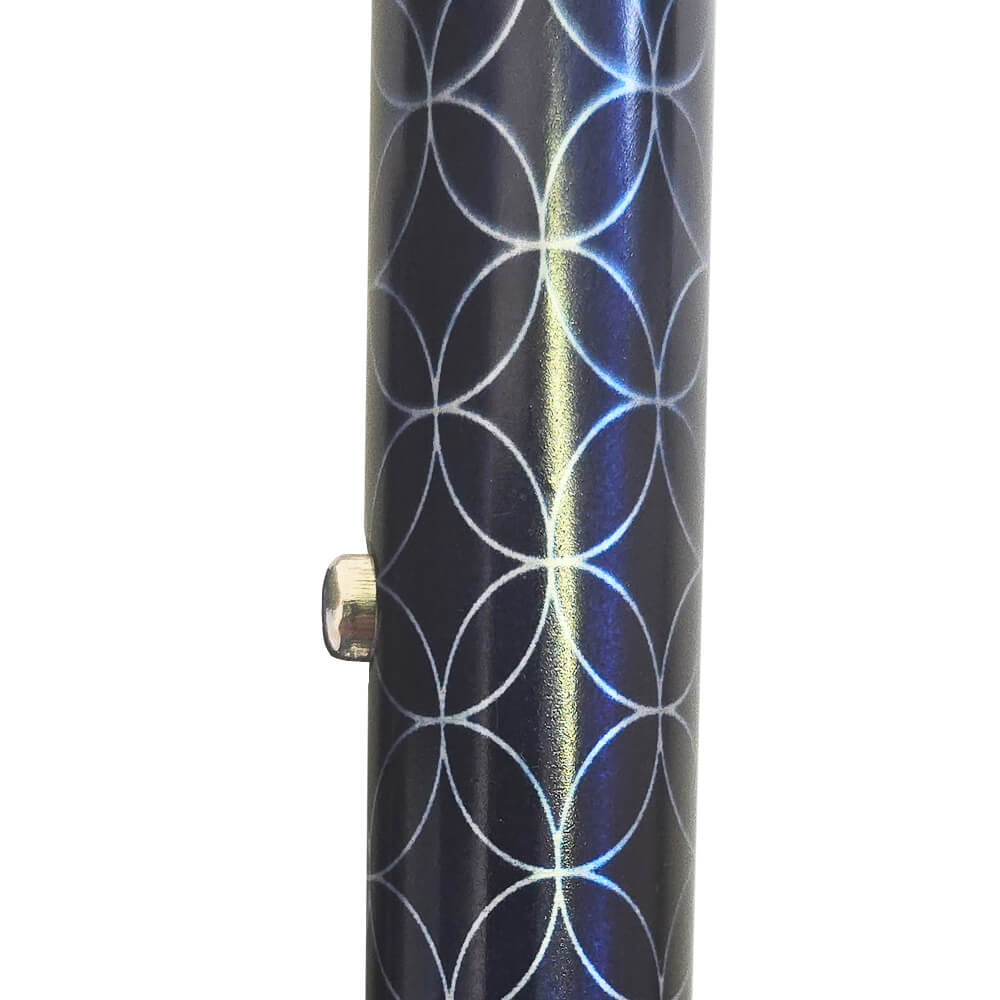 Faltstock Design, faltbar, höhenverstellbar, 110 kg in stilvollen Mustern