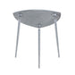 Beistelltisch - Metall Dekotisch - Alster - 40x45x40 cm dreieckig - Aluminium -