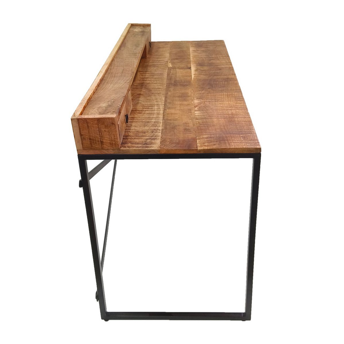 Industrial Schreibtisch Computertisch - 120x88x55cm - Liverpool - Metall-Gestell schwarz