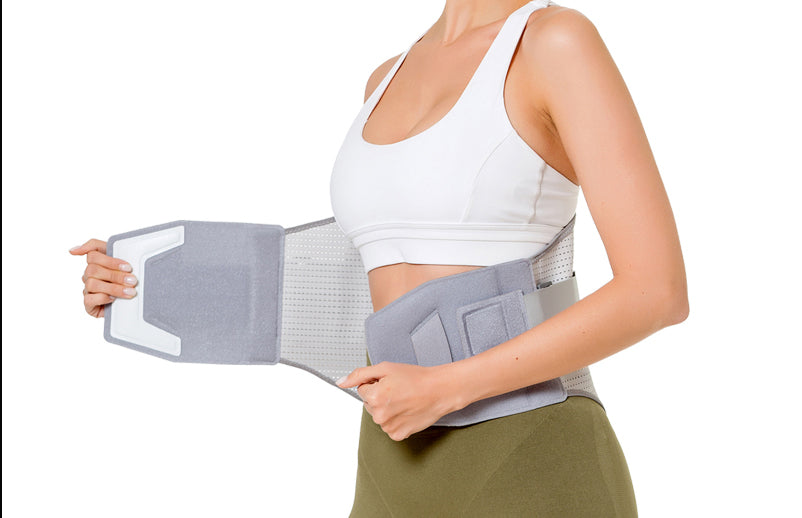 Stabilisierungs-Orthese mit Pelotte und Zugelementen