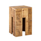 Hocker quadratisch - 28 x 45 x 28 cm - Blumenhocker Blumensäule - Mangoholz