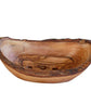 Seifenschale oval rustikal - ca. 12 – 14 cm - aus Olivenholz