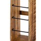 Toilettenpapierhalter - Holz - 17x17 H 65 cm - quadratisch Mangoholz