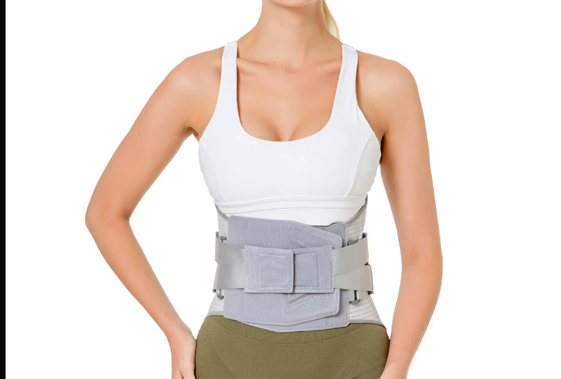 Stabilisierungs-Orthese mit Pelotte und Zugelementen