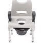 AQ-TICA Dusch- & Toilettenstuhl 2in1 höhenverstellbar 150 kg belastbar