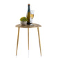 Beistelltisch - Metall Dekotisch - Alster - 40x45x40 cm dreieckig - Aluminium -