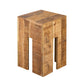 Hocker quadratisch - 28 x 45 x 28 cm - Blumenhocker Blumensäule - Mangoholz