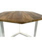 Beistelltisch - 56 x 47 cm - nachhaltig Wohnzimmer Tisch - Couchtisch - Nizza - Metall-Gestell