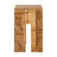 Hocker quadratisch - 28 x 45 x 28 cm - Blumenhocker Blumensäule - Mangoholz