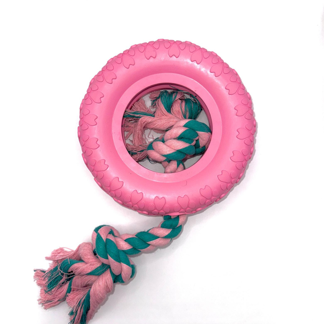 Riolino Robuster Hundespielzeug-Kauring für starke Kauer