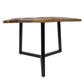 Beistelltisch - 56 x 47 cm - nachhaltig Wohnzimmer Tisch - Couchtisch - Nizza - Metall-Gestell