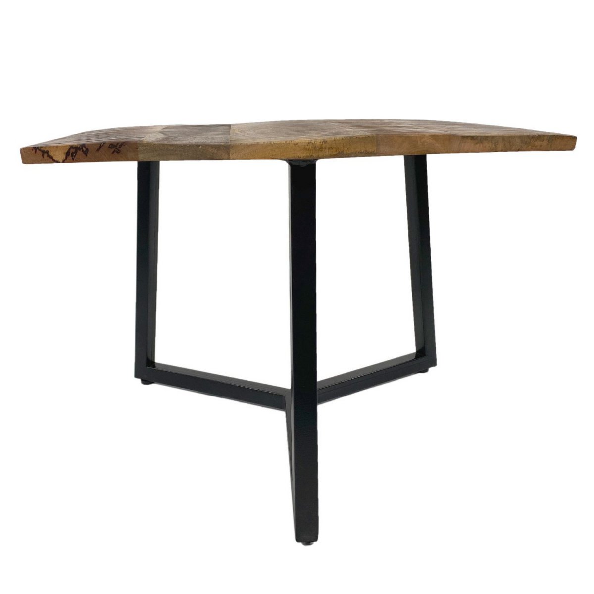 Beistelltisch - 56 x 47 cm - nachhaltig Wohnzimmer Tisch - Couchtisch - Nizza - Metall-Gestell