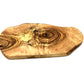 Schneidebrett Rustikal 25–29 cm – Handgefertigt aus Olivenholz