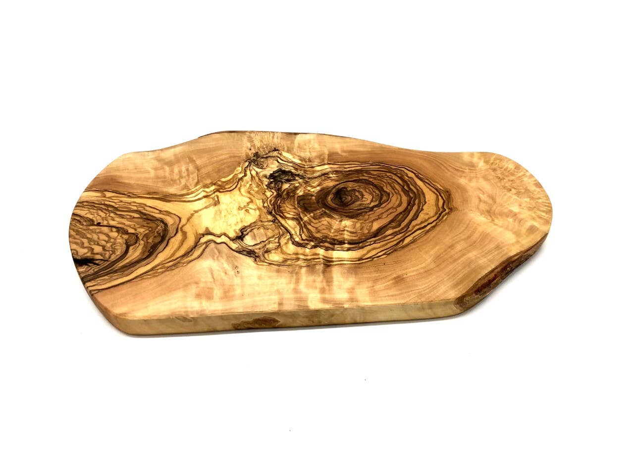 Schneidebrett Rustikal 25–29 cm – Handgefertigt aus Olivenholz