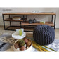 TV Lowboard - Fernsehschrank - 150 x 51 x 36 cm - Liverpool - Metall-Gestell schwarz matt