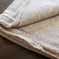 Ungefärbte Kaschmirdecke mit Karomuster - graubraun - 135 x 270cm