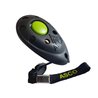 ASCO Premium Clicker – Clickertraining Profi Klicker für Hunde, Katzen, Pferde