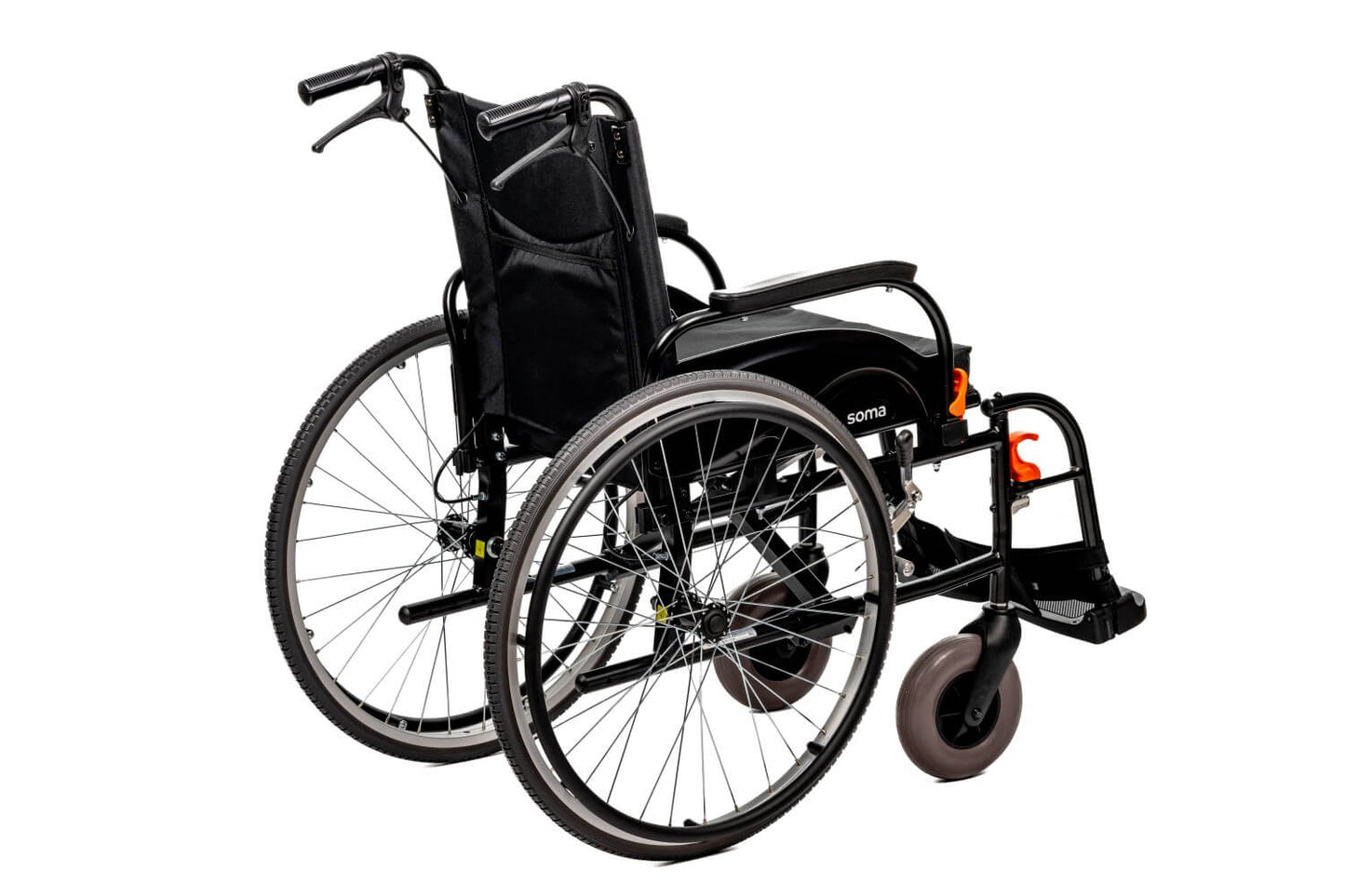 Agile Faltrollstuhl 46 cm – kompakt, manuell, 125 kg