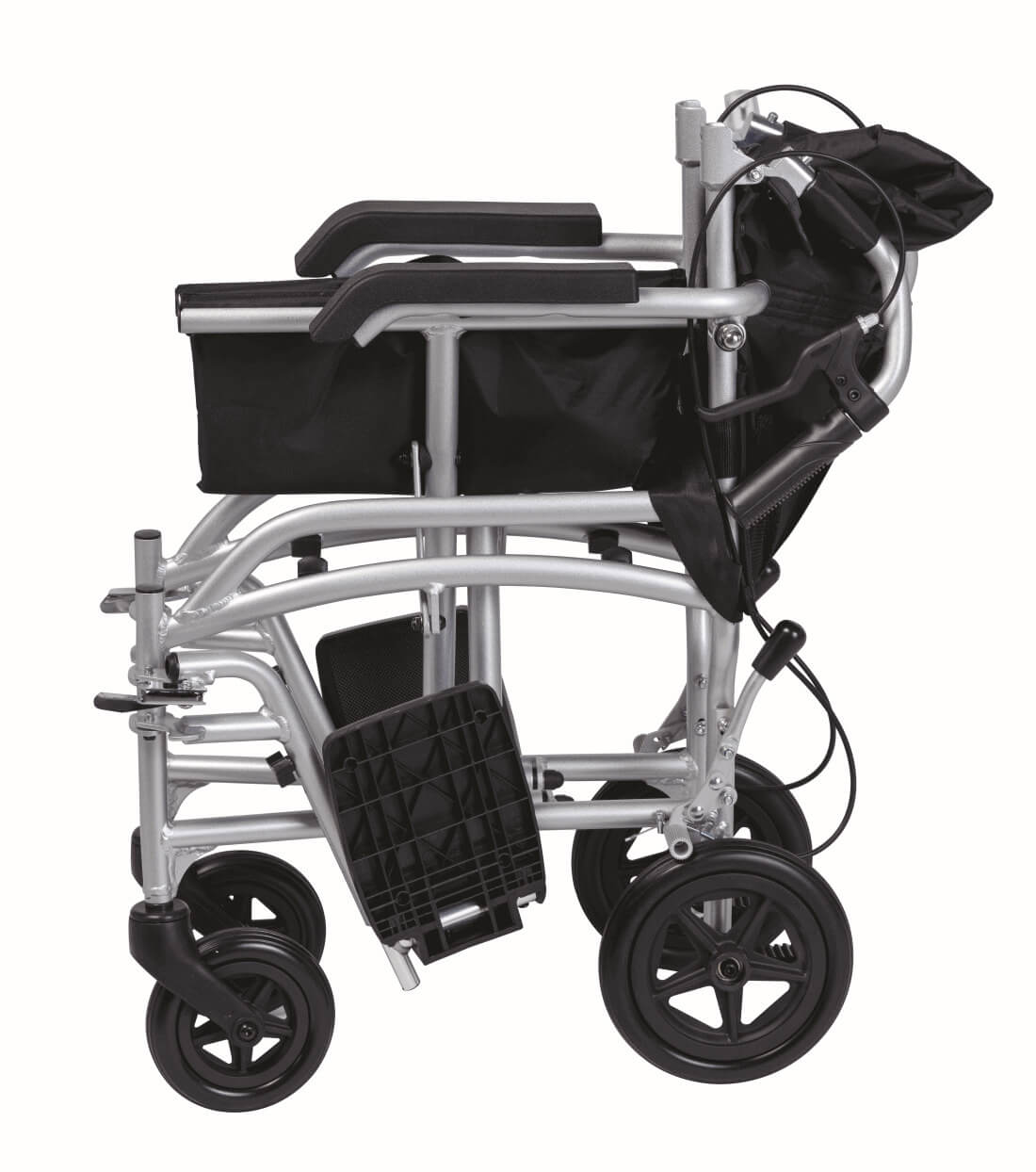 ALIV’UP Transferstuhl leicht & faltbar, 30 cm Räder, 100 kg