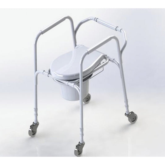 Fahrbarer Toilettenstuhl aus Aluminium – AT01003