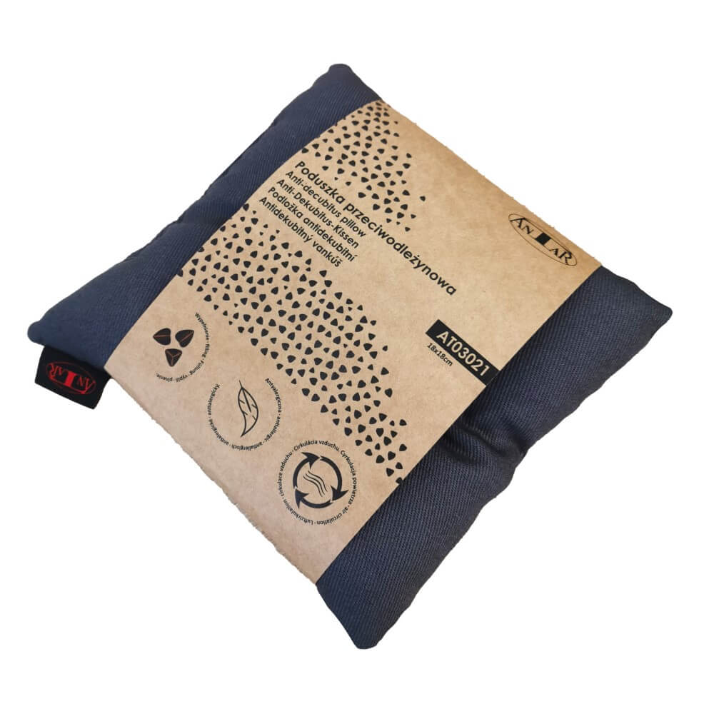 Anti-Dekubitus-Kissen mit Buchweizenfüllung