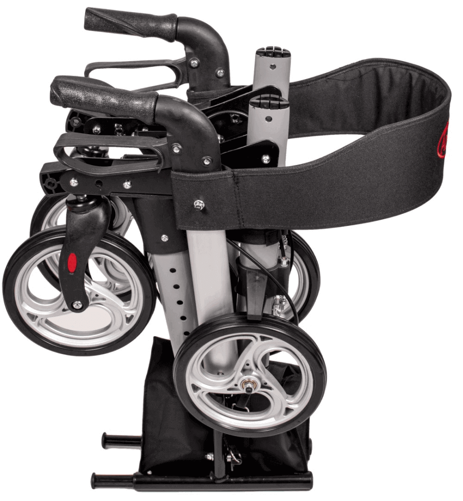 Antar Leichtgewicht Reise Rollator AT51006 - Faltbarer, Klappbarer Aluminium Rollator für Senioren | Ideal für Reisen