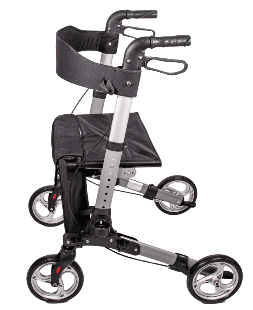 Antar Leichtgewicht Reise Rollator AT51006 - Faltbarer, Klappbarer Aluminium Rollator für Senioren | Ideal für Reisen