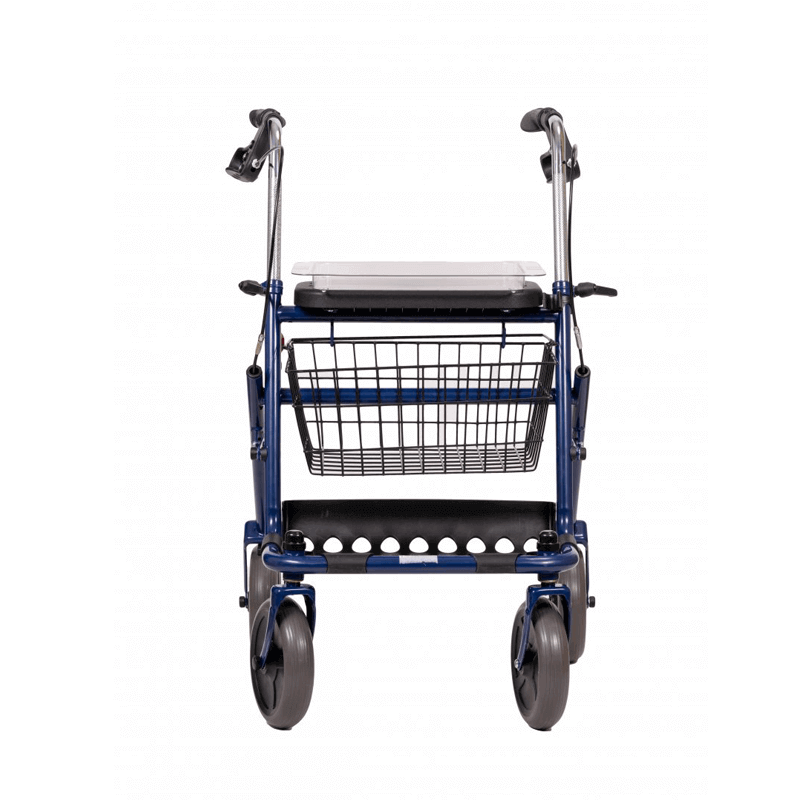 Rollator aus Stahl mit Korb - AT51013