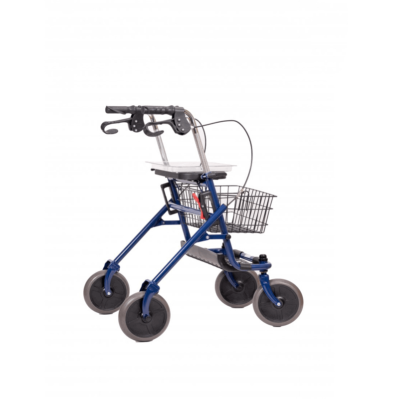 Rollator aus Stahl mit Korb - AT51013