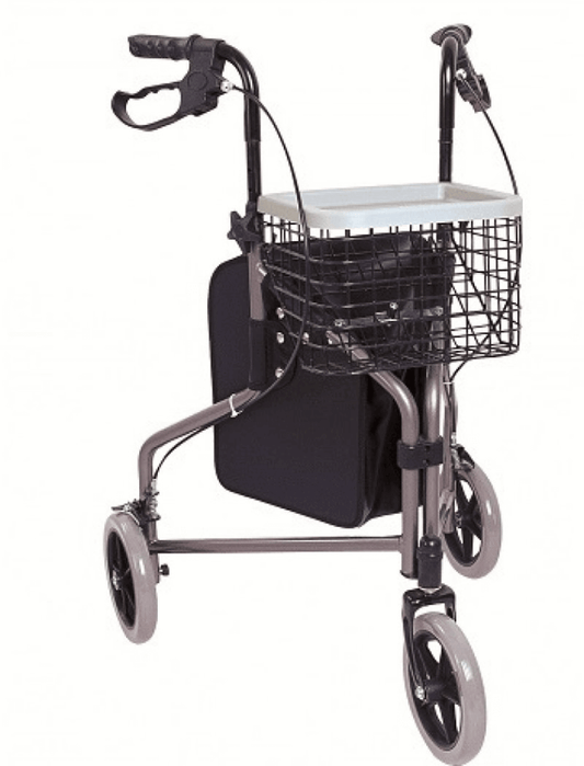 Dreirad Rollator AT51029 – Aluminium, verstellbar, stabil bis 120 kg