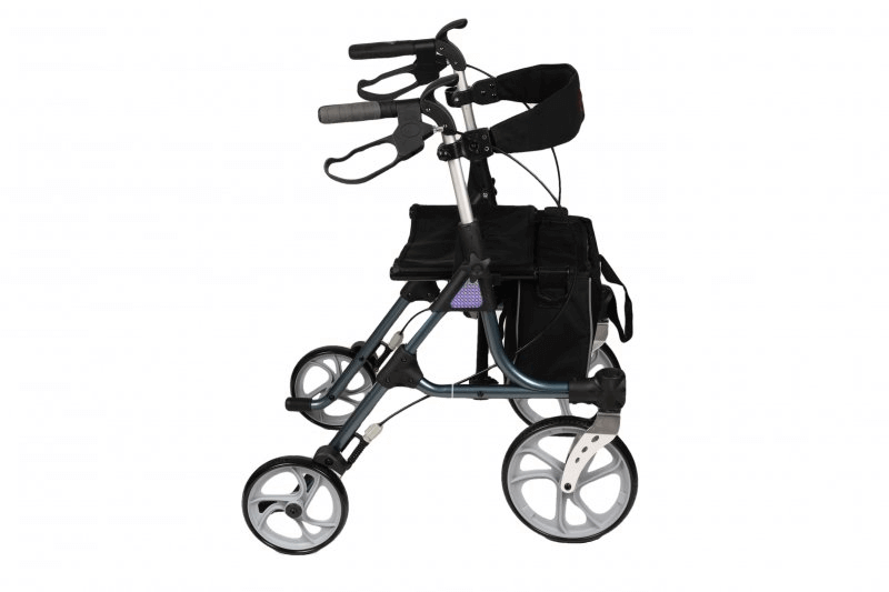 Antar Leichtgewicht Rollator faltbar, 25 cm Räder, Sitz & Lehne