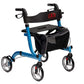 Aluminium Rollator in Blau und Leicht
