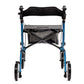 Aluminium Rollator in Blau und Leicht