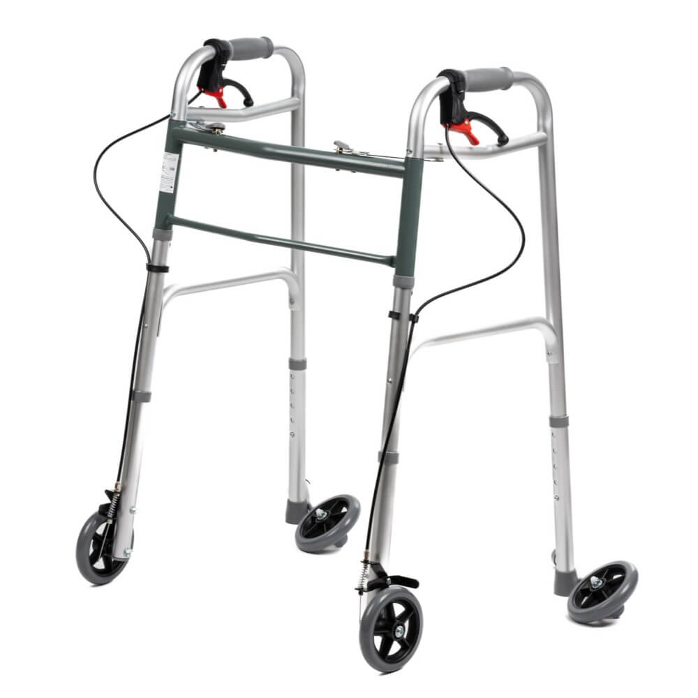 Gehbock mit Handbremse, 84–94 cm, 125 kg, klappbar