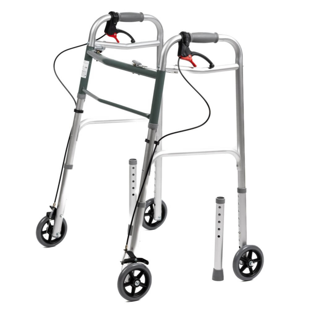 Gehbock mit Handbremse, 84–94 cm, 125 kg, klappbar