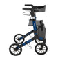 Leichter Aluminium-Rollator mit Softreifen & abnehmbarer Rückenlehne