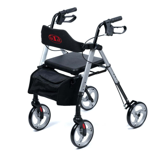 Superleichter Aluminium Rollator – Überbreite, nur 8,9 kg, bis 136 kg