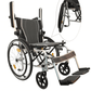 Ultraleichter Aluminium-Faltrollstuhl, 21″/7″ Räder, 10,5 kg