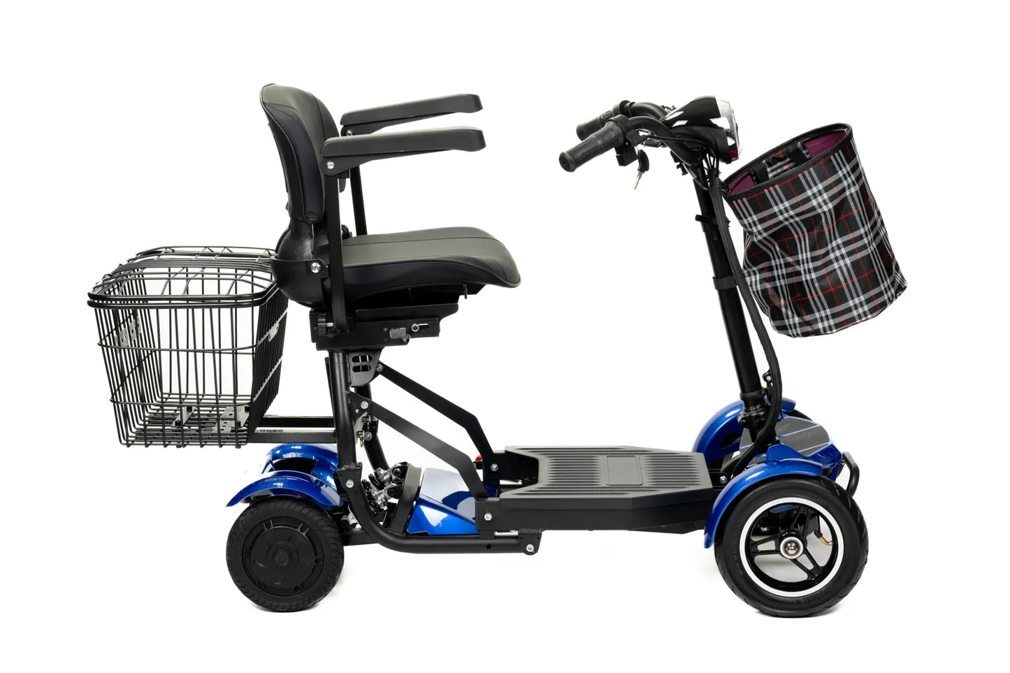 Faltbarer Elektro-Scooter mit Sitz & Korb, 25 km Reichweite