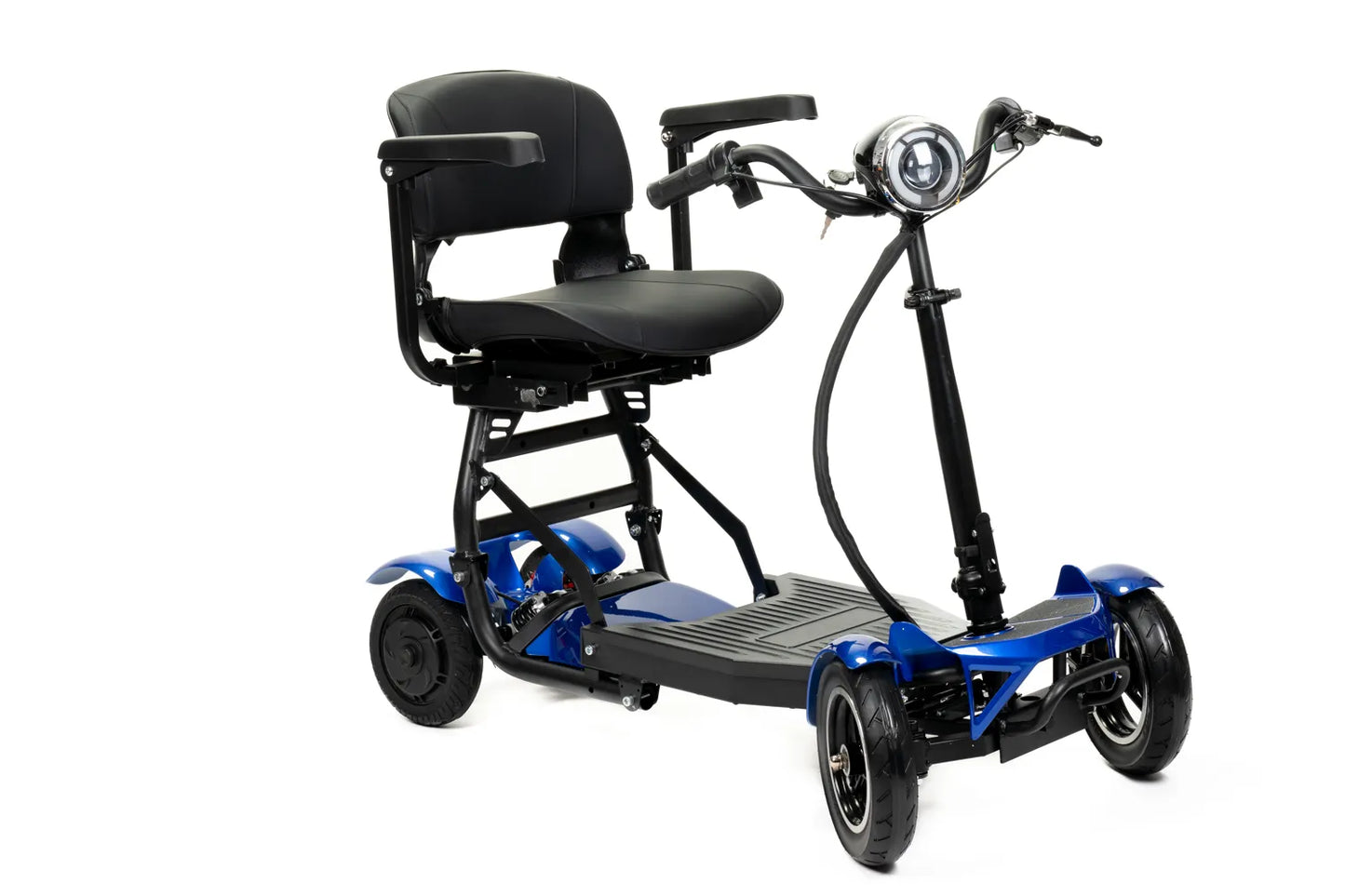 Faltbarer Elektro-Scooter mit Sitz & Korb, 25 km Reichweite