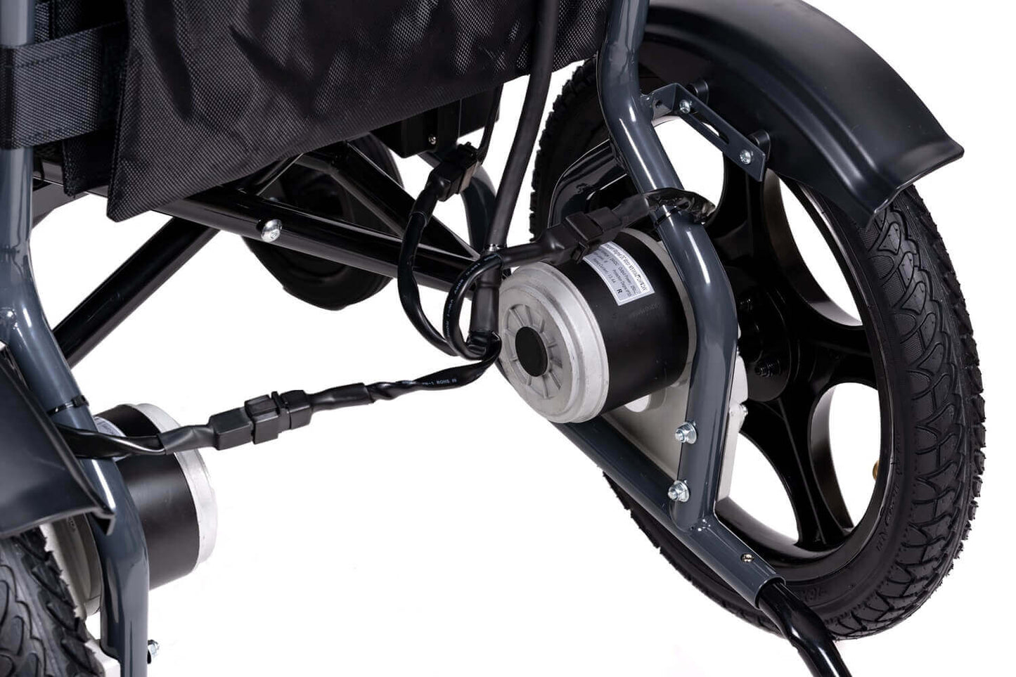 Elektrorollstuhl mit Komfort-Sitz & Federung, faltbar – 25 km Reichweite, 6 km/h