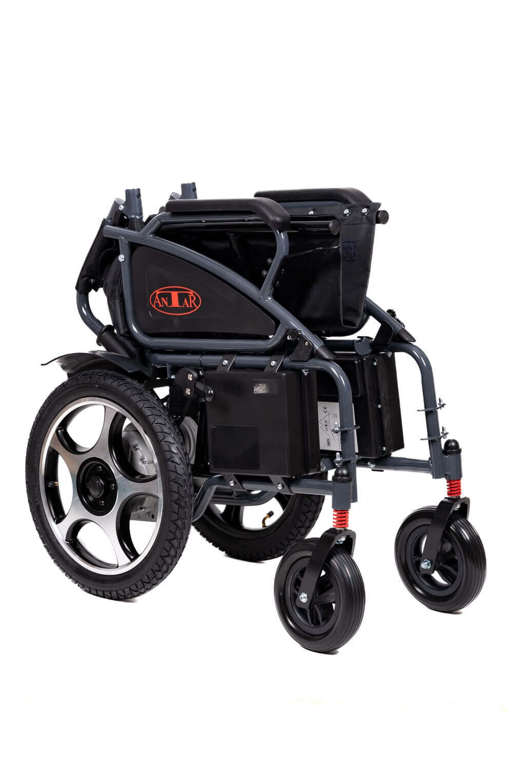 Elektrorollstuhl mit Komfort-Sitz & Federung, faltbar – 25 km Reichweite, 6 km/h