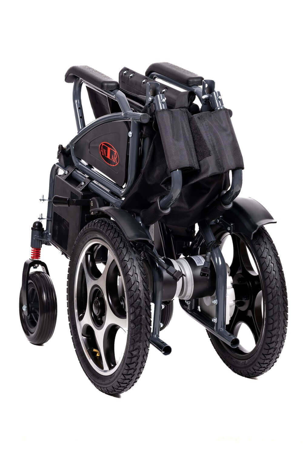 Elektrorollstuhl mit Komfort-Sitz & Federung, faltbar – 25 km Reichweite, 6 km/h