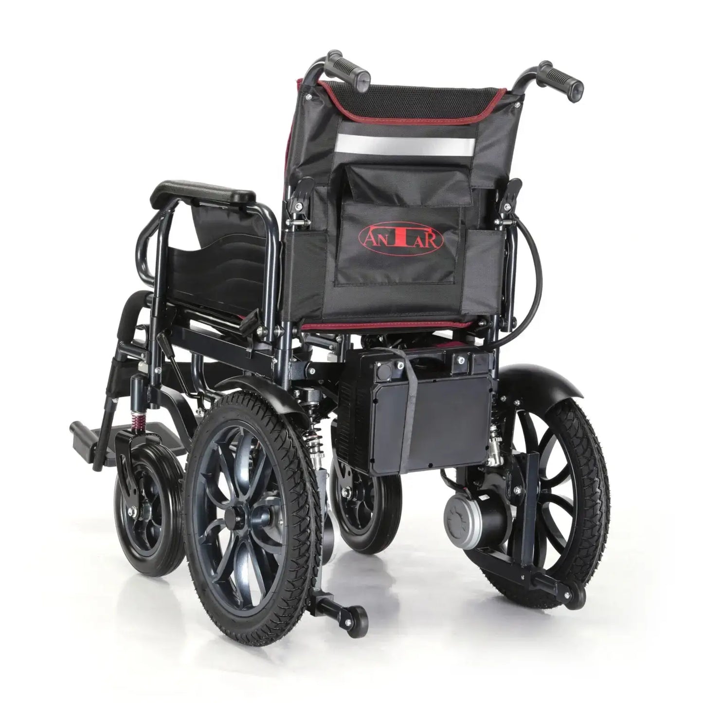 Antar Elektrischer Rollstuhl aus Carbonstahl Schwarz – AT52332